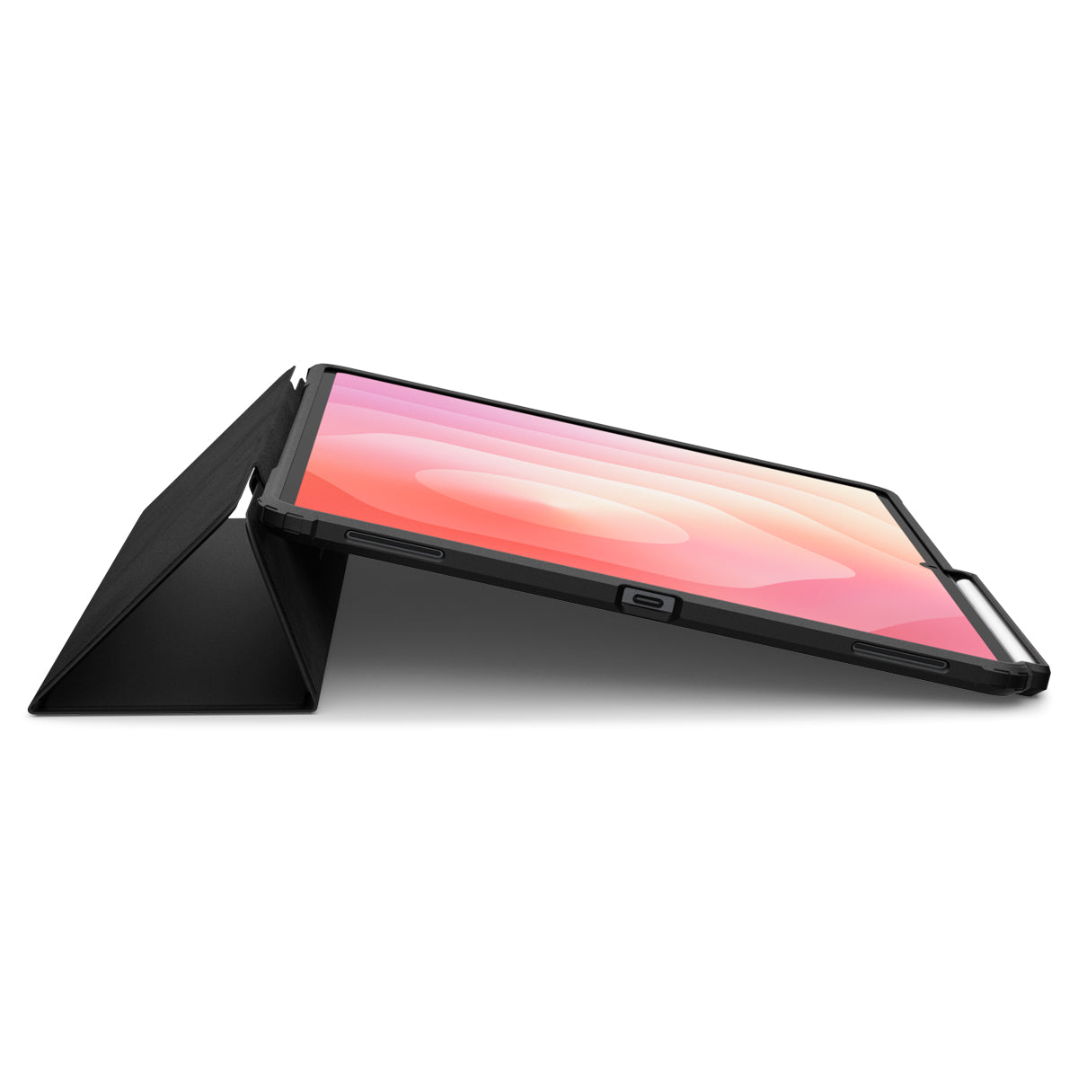 Schutzhülle für Galaxy Tab S11 Ultra, Spigen Ultra Hybrid Pro, Schwarz-Transparent