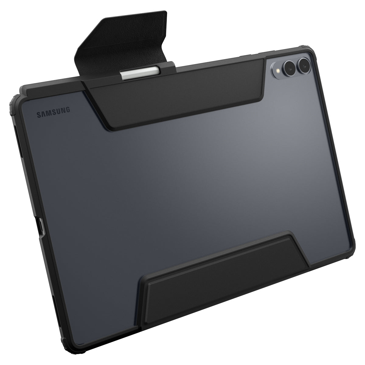 Schutzhülle für Galaxy Tab S11 Ultra, Spigen Ultra Hybrid Pro, Schwarz-Transparent