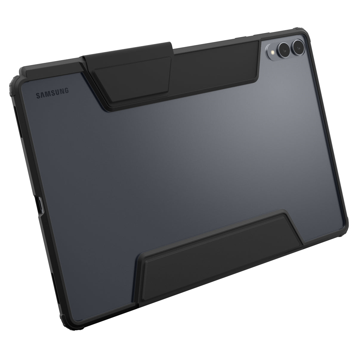 Schutzhülle für Galaxy Tab S11 Ultra, Spigen Ultra Hybrid Pro, Schwarz-Transparent