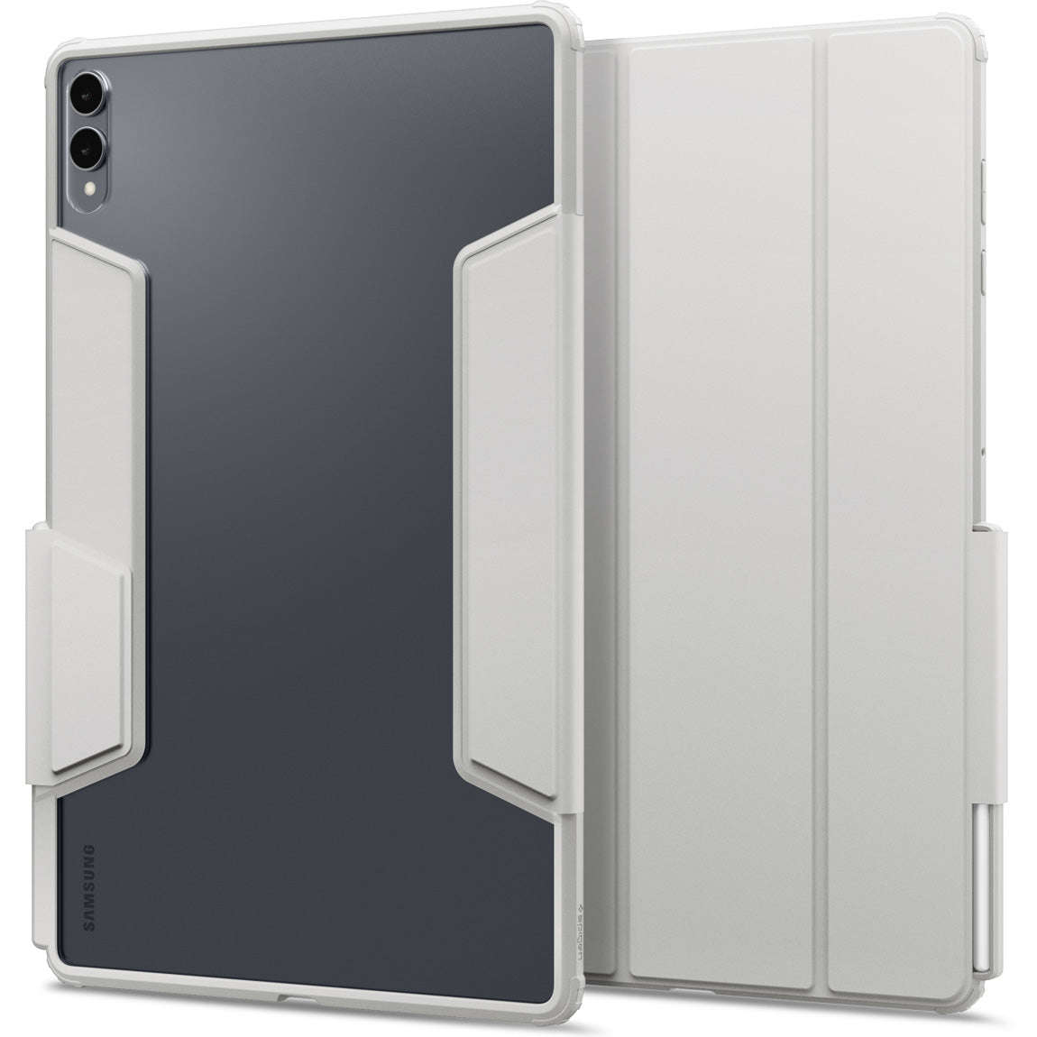 Schutzhülle für Galaxy Tab S11 Ultra, Spigen Ultra Hybrid Pro, Grau-Transparent
