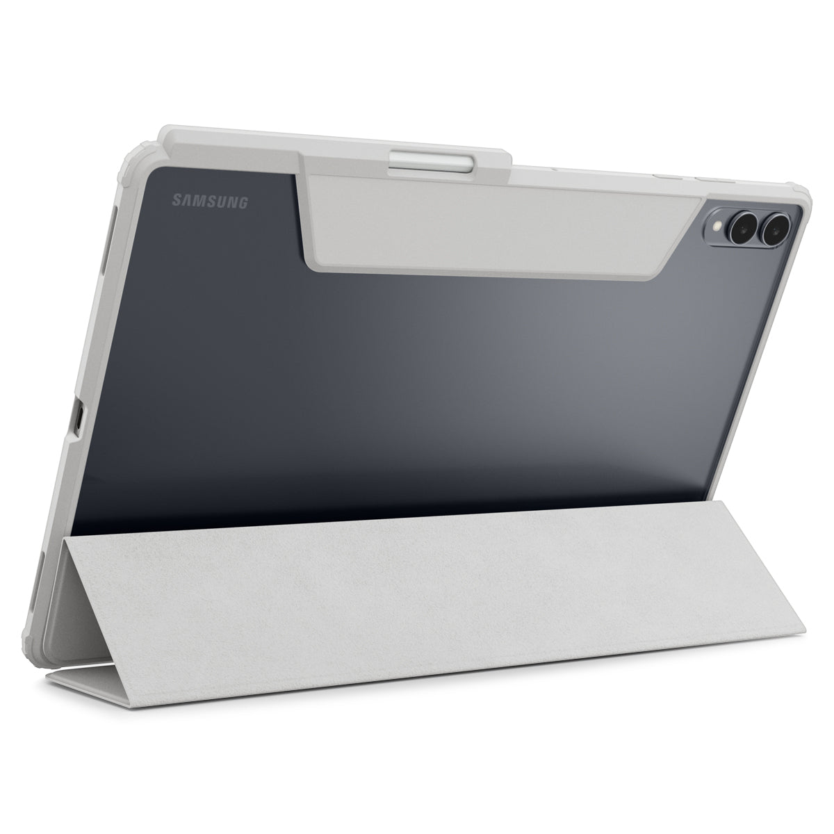 Schutzhülle für Galaxy Tab S11 Ultra, Spigen Ultra Hybrid Pro, Grau-Transparent