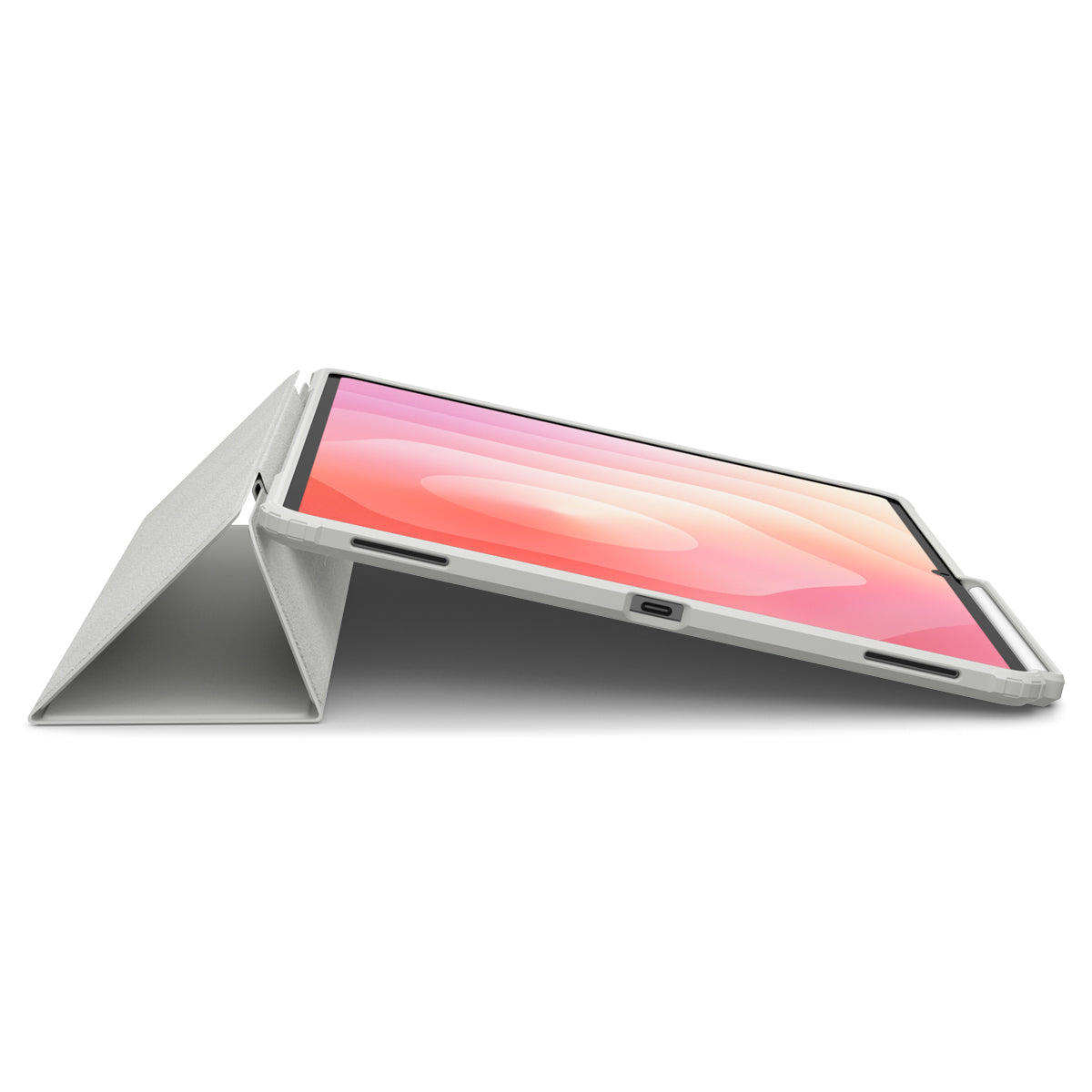 Schutzhülle für Galaxy Tab S11 Ultra, Spigen Ultra Hybrid Pro, Grau-Transparent