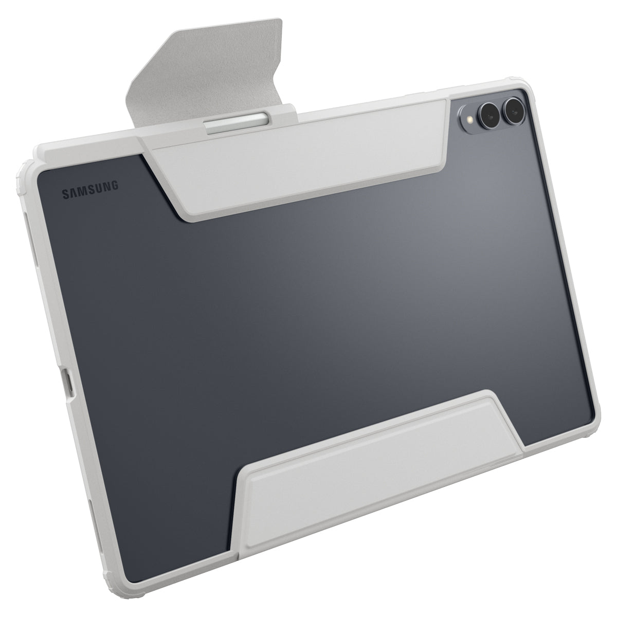 Schutzhülle für Galaxy Tab S11 Ultra, Spigen Ultra Hybrid Pro, Grau-Transparent