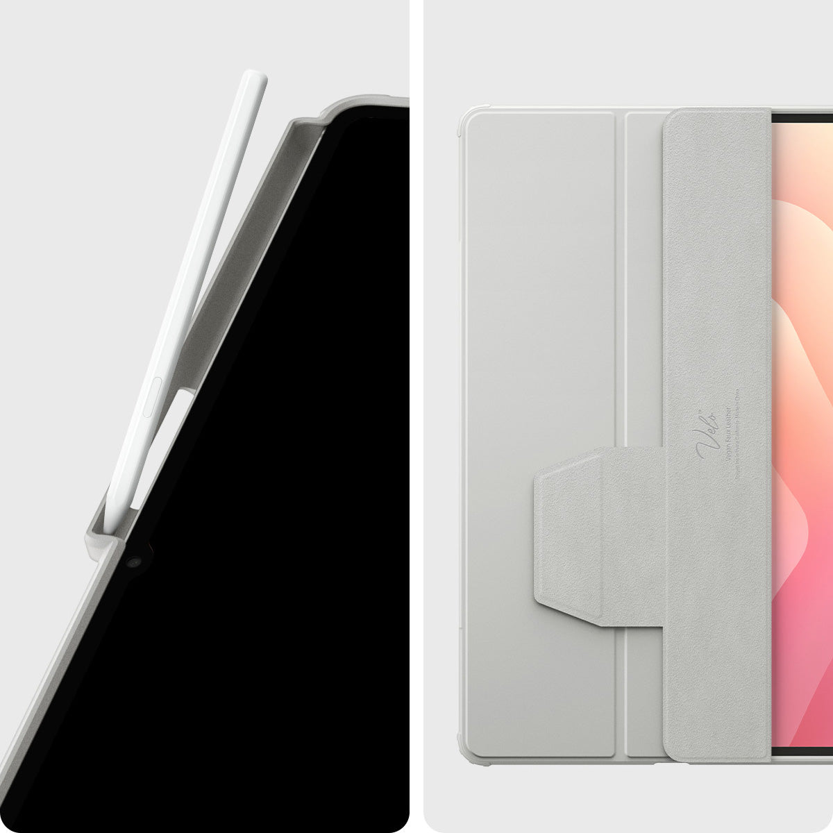 Schutzhülle für Galaxy Tab S11 Ultra, Spigen Ultra Hybrid Pro, Grau-Transparent