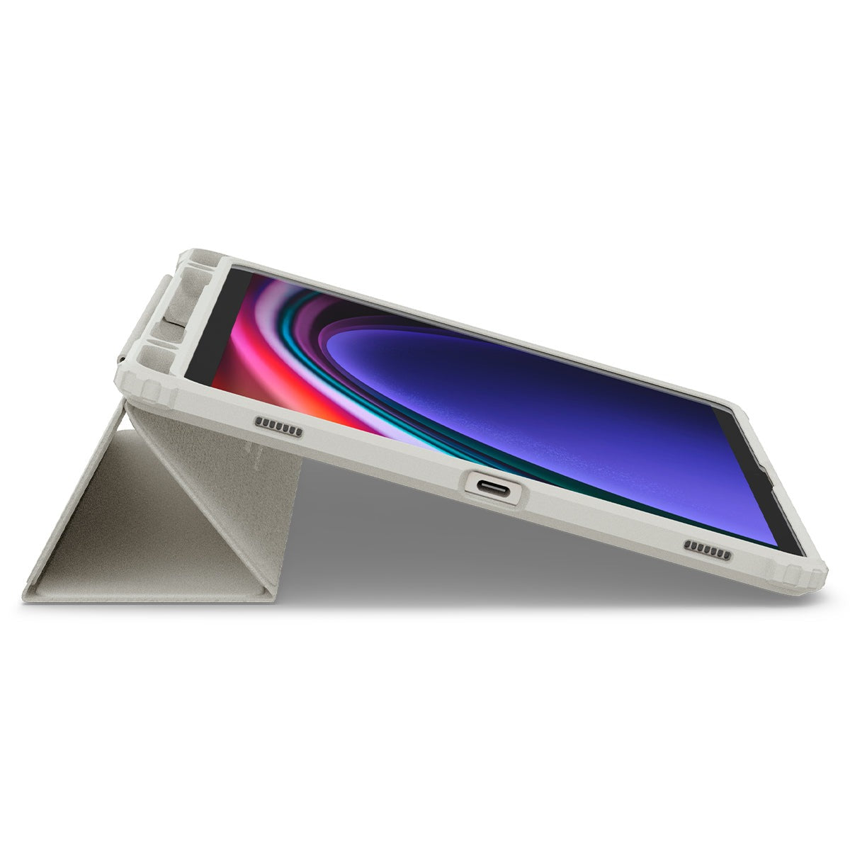 Schutzhülle Spigen Ultra Hybrid Pro für Galaxy Tab S9, Grau-Transparent