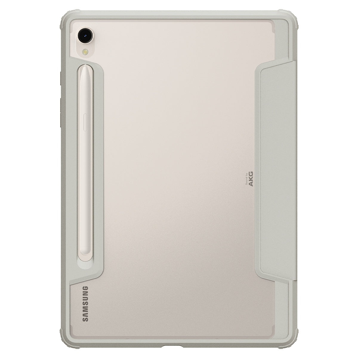 Schutzhülle Spigen Ultra Hybrid Pro für Galaxy Tab S9, Grau-Transparent