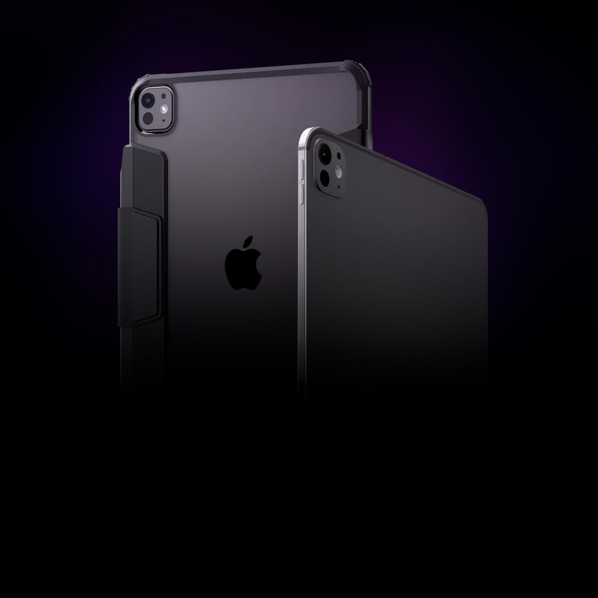 Schutzhülle für iPad Pro 11" 5 gen. 2024, Spigen Ultra Hybrid Pro, Schwarz und Transparent