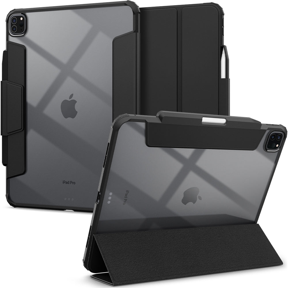 Schutzhülle für iPad Pro 13" 2025 / 2024, Spigen Ultra Hybrid Pro, Schwarz und Transparent