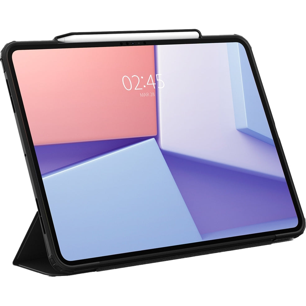 Schutzhülle für iPad Pro 13" 2025 / 2024, Spigen Ultra Hybrid Pro, Schwarz und Transparent