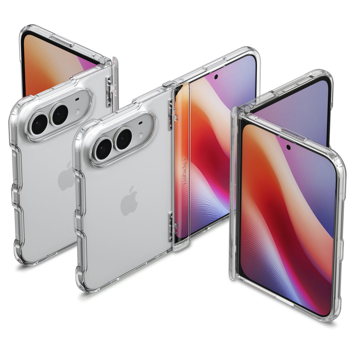 Handyhülle für iPhone Duo, Spigen Ultra Hybrid Pro, Transparent (4/15)