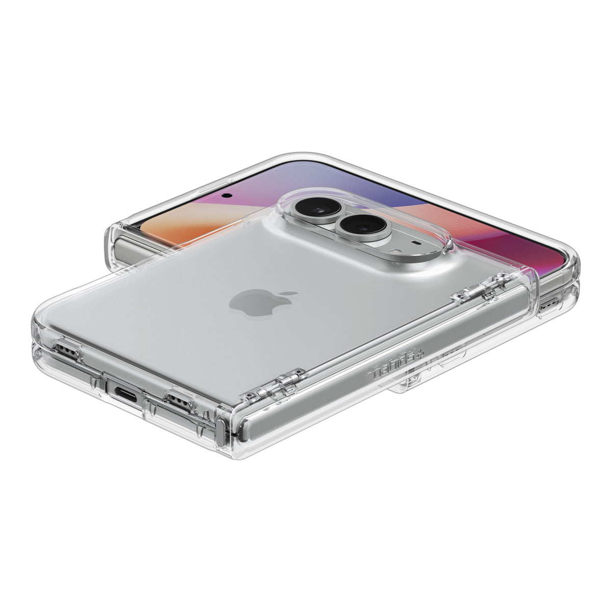 Handyhülle für iPhone Duo, Spigen Ultra Hybrid Pro, Transparent (14/15)