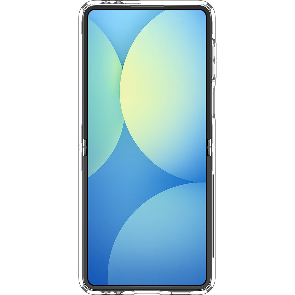 Handyhülle für Galaxy Z Flip7, Spigen Ultra Hybrid Pro Mag mit MagSafe, Transparent-Weiß