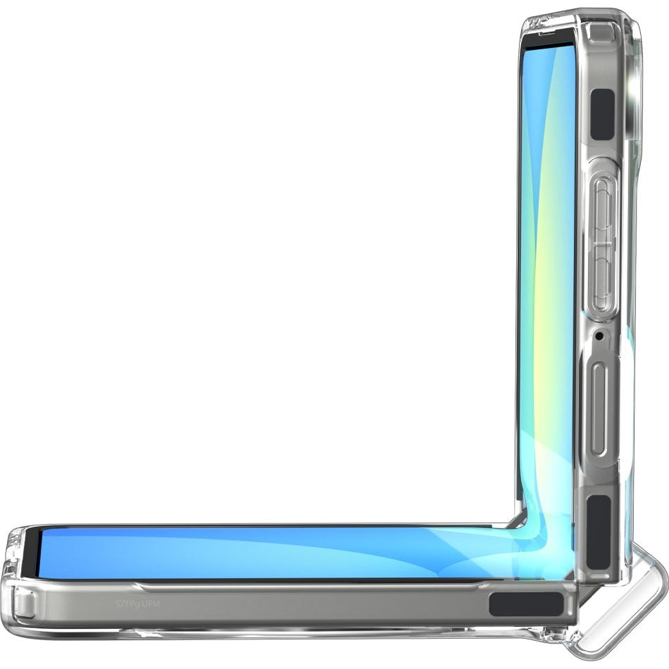 Handyhülle für Galaxy Z Flip7, Spigen Ultra Hybrid Pro Mag mit MagSafe, Transparent-Gemustert (Neo One)