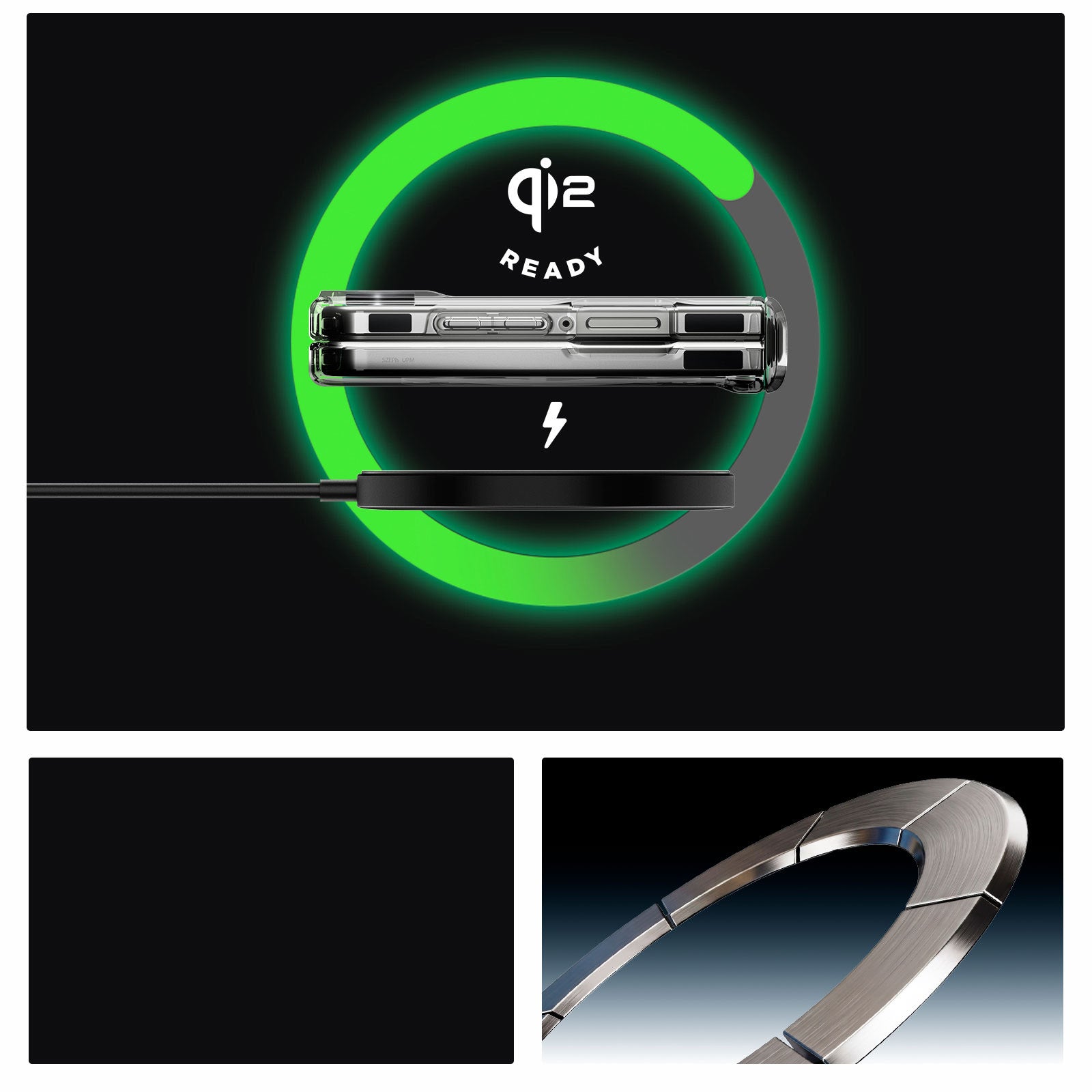 Handyhülle für Galaxy Z Flip8, Spigen Ultra Hybrid Pro Mag mit MagSafe, Transparent