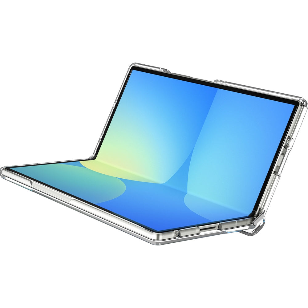 Handyhülle für Galaxy Z Fold7, Spigen Ultra Hybrid Pro Mag mit MagSafe, Transparent-Weiß
