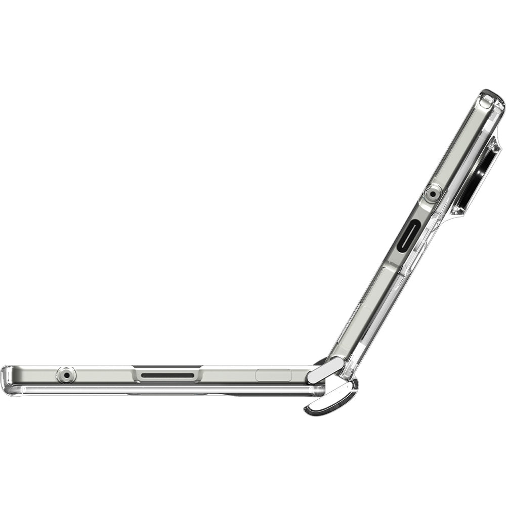 Handyhülle für Galaxy Z Fold7, Spigen Ultra Hybrid Pro Mag mit MagSafe, Transparent-Weiß