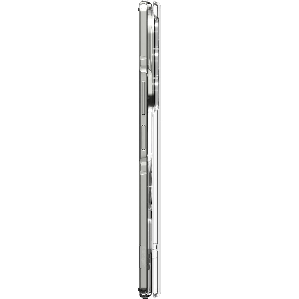 Handyhülle für Galaxy Z Fold7, Spigen Ultra Hybrid Pro Mag mit MagSafe, Transparent-Weiß