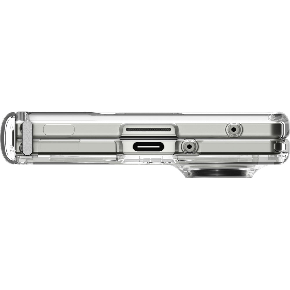 Handyhülle für Galaxy Z Fold7, Spigen Ultra Hybrid Pro Mag mit MagSafe, Transparent-Weiß