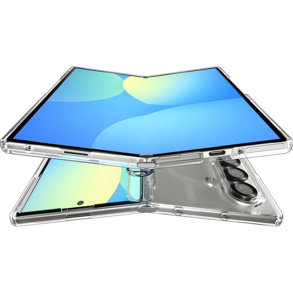 Handyhülle für Galaxy Z Fold7, Spigen Ultra Hybrid Pro Mag mit MagSafe, Transparent-Weiß