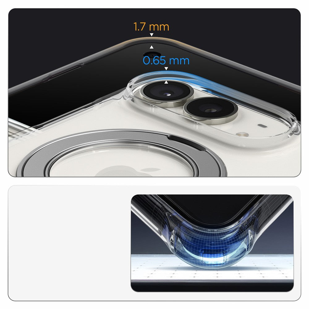 Handyhülle für iPhone Duo, Spigen Ultra Hybrid Pro S Mag mit MagSafe, Transparent (2/16)