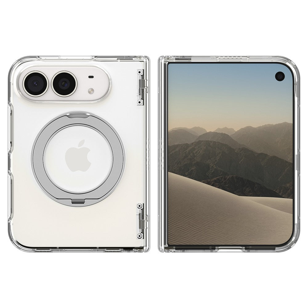 Handyhülle für iPhone Duo, Spigen Ultra Hybrid Pro S Mag mit MagSafe, Transparent (12/16)