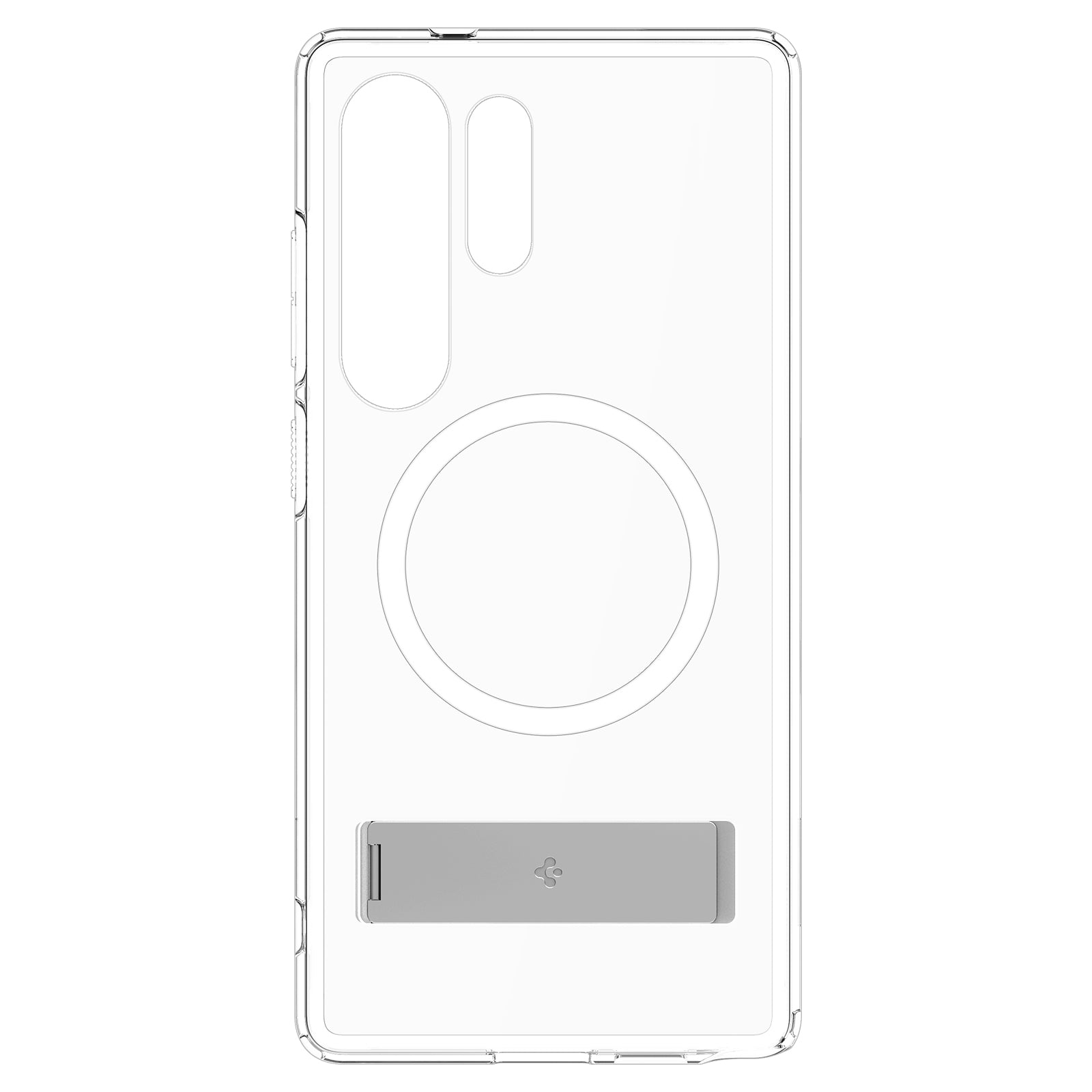 Handyhülle für Galaxy S25 Ultra, Spigen Ultra Hybrid S Mag mit MagSafe, Transparent-Weiß
