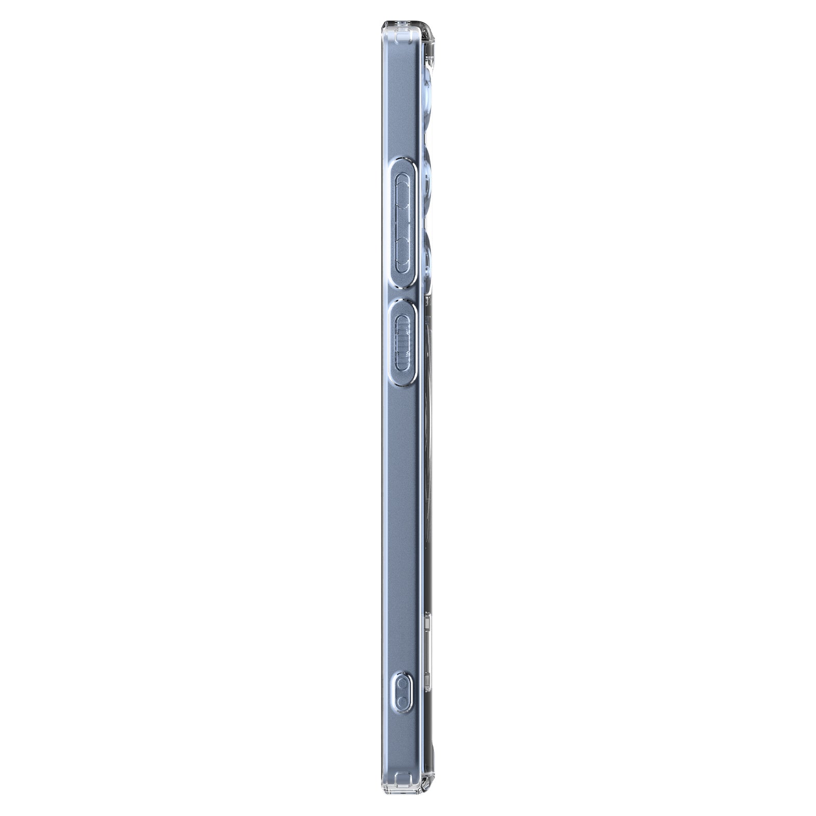 Handyhülle für Galaxy S25 Ultra, Spigen Ultra Hybrid S Mag mit MagSafe, Transparent-Weiß