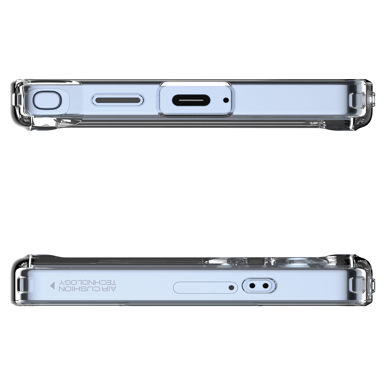 Handyhülle für Galaxy S25 Ultra, Spigen Ultra Hybrid S Mag mit MagSafe, Transparent-Weiß