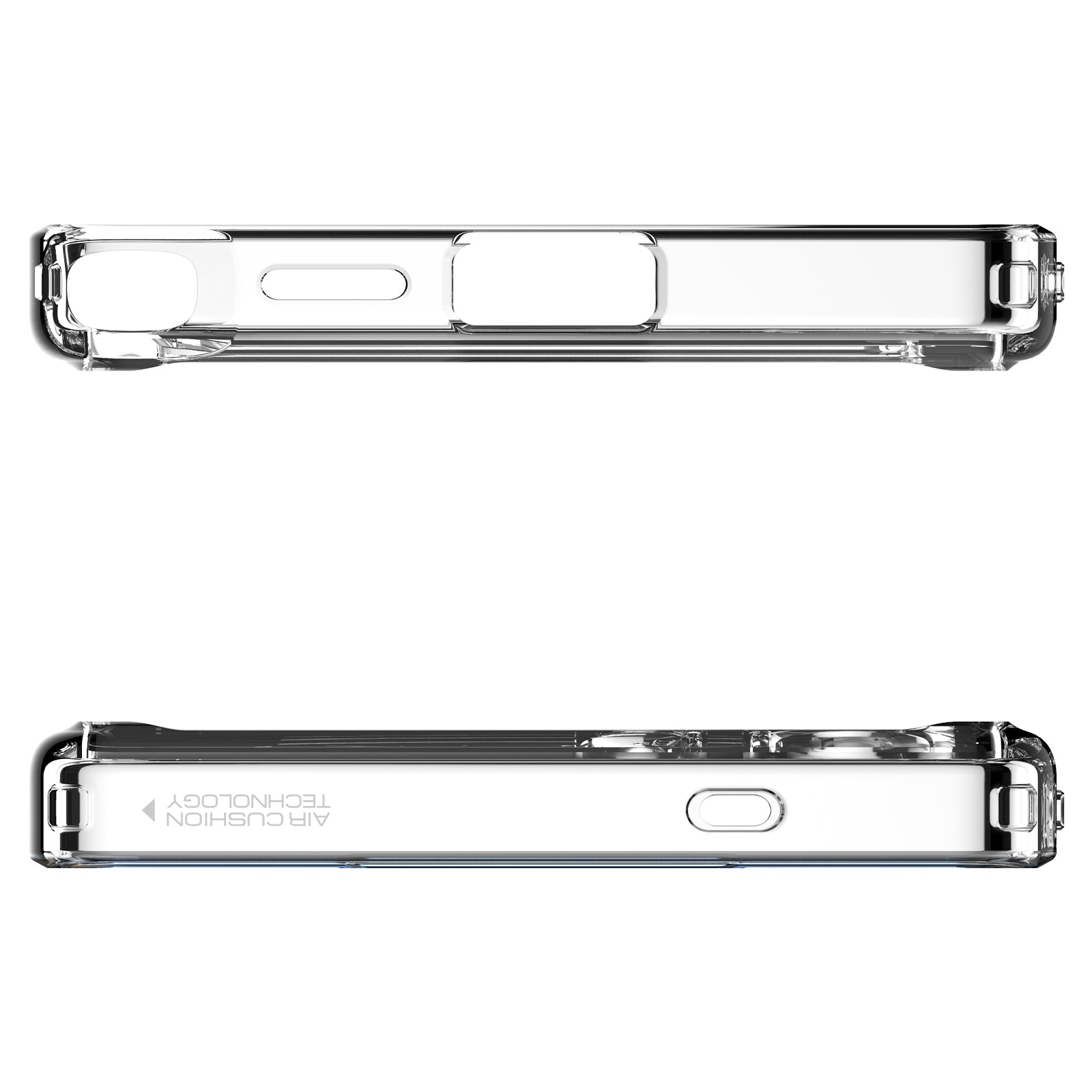 Handyhülle für Galaxy S25 Ultra, Spigen Ultra Hybrid S Mag mit MagSafe, Transparent-Weiß