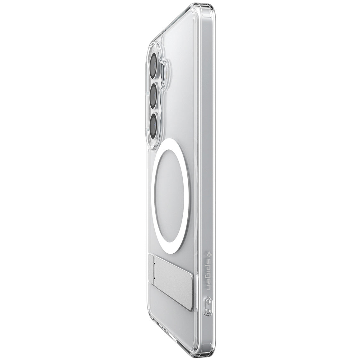 Handyhülle für Galaxy S26, Spigen Ultra Hybrid S Mag mit MagSafe, Transparent-Weiß