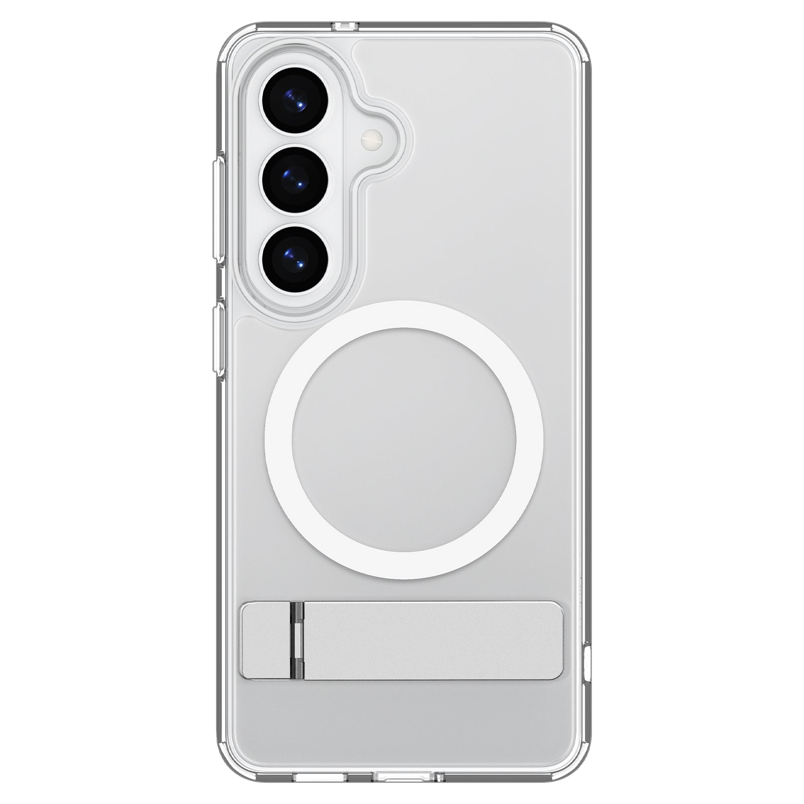 Handyhülle für Galaxy S26, Spigen Ultra Hybrid S Mag mit MagSafe, Transparent-Weiß