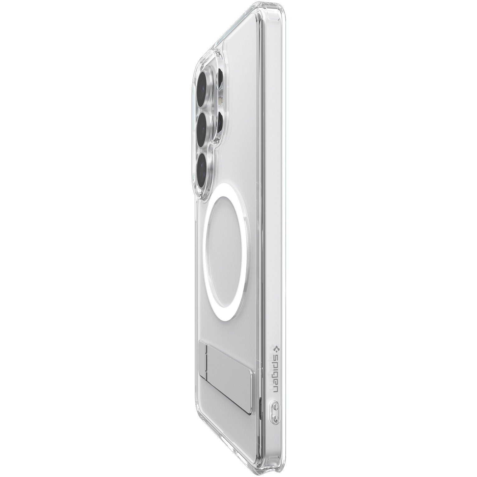Handyhülle für Galaxy S26 Ultra, Spigen Ultra Hybrid S Mag mit MagSafe, Transparent-Weiß