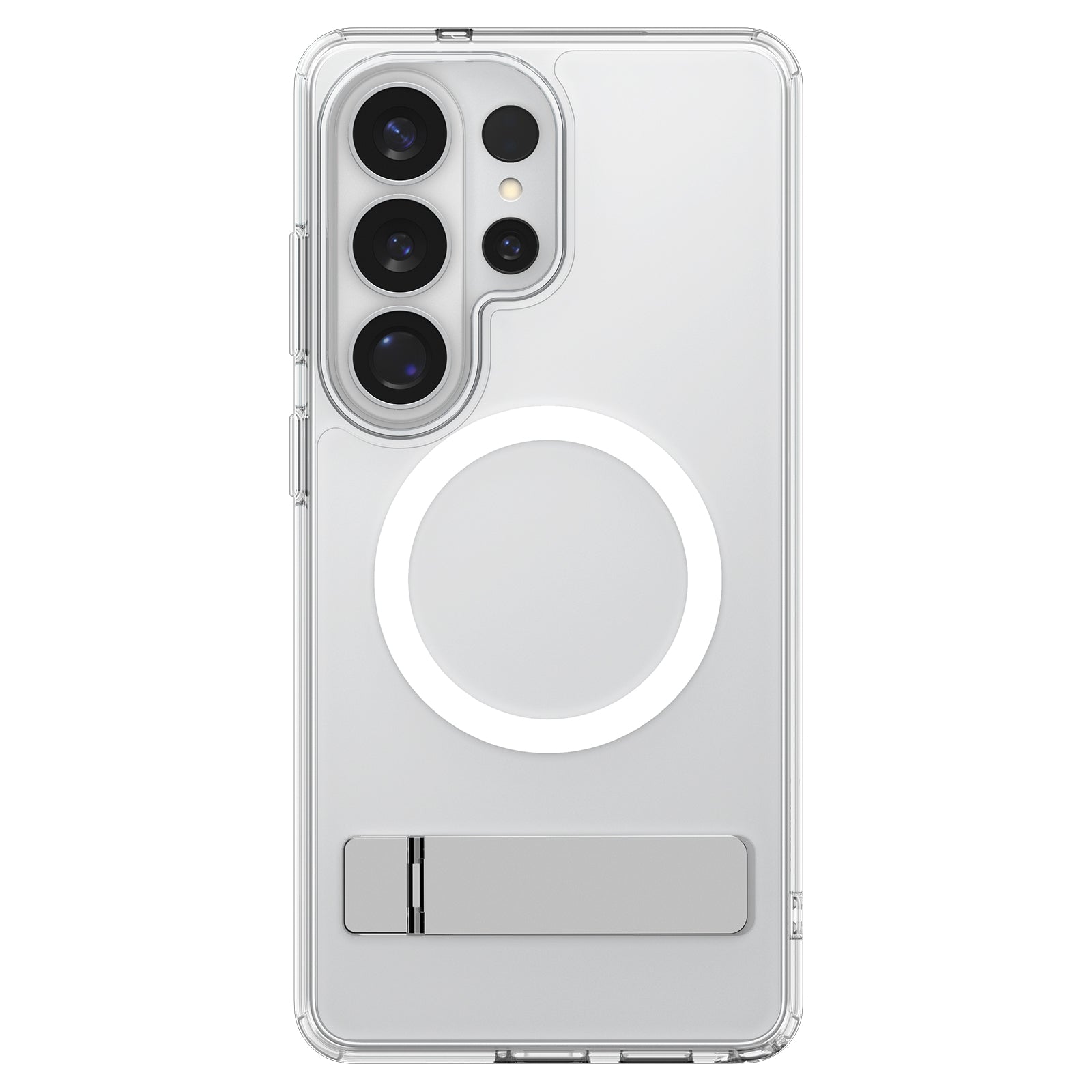 Handyhülle für Galaxy S26 Ultra, Spigen Ultra Hybrid S Mag mit MagSafe, Transparent-Weiß