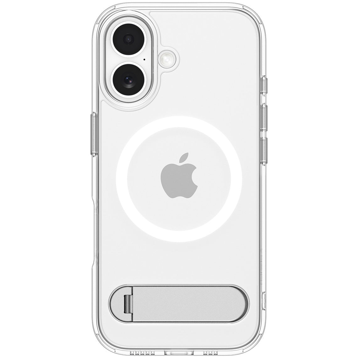Handyhülle für iPhone 17, Spigen Ultra Hybrid S Mag mit MagSafe, Transparent-Weiß