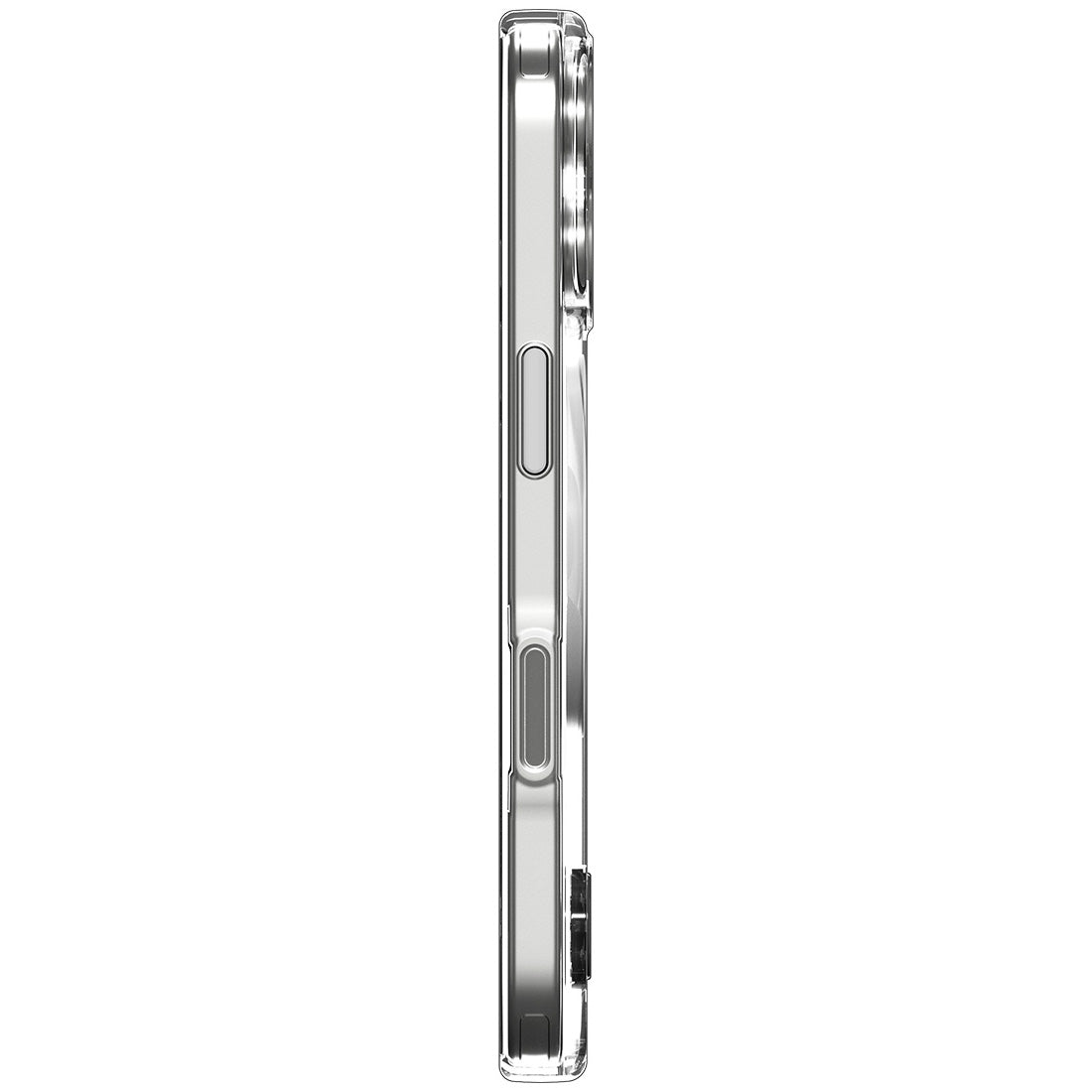 Handyhülle für iPhone 17, Spigen Ultra Hybrid S Mag mit MagSafe, Transparent-Weiß