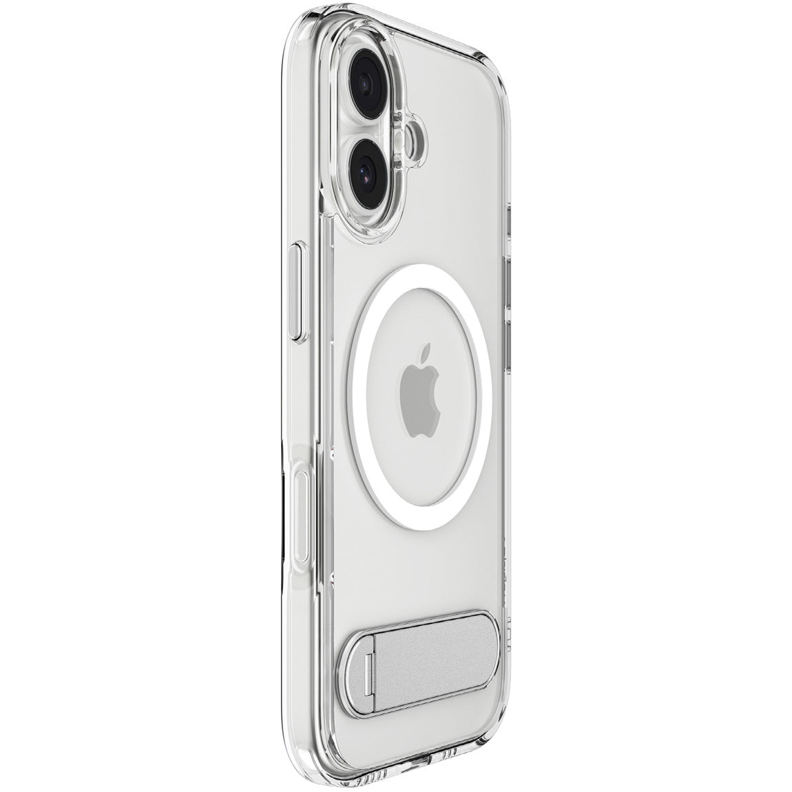 Handyhülle für iPhone 17, Spigen Ultra Hybrid S Mag mit MagSafe, Transparent-Weiß