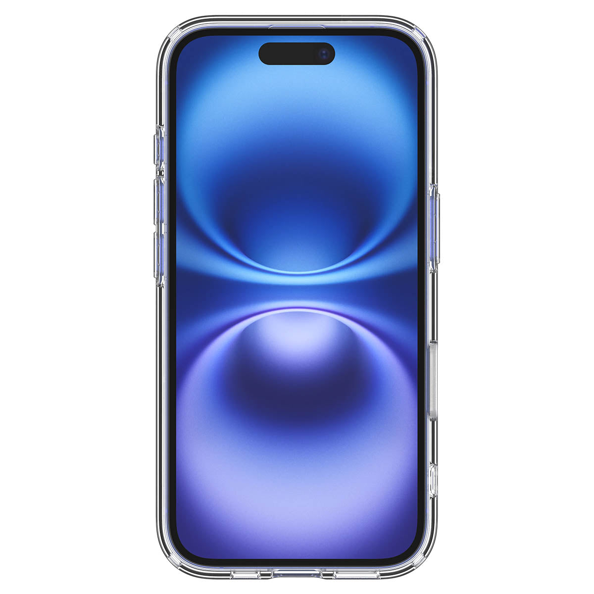 Handyhülle für iPhone 16, Spigen Ultra Hybrid T Mag (CC) mit MagSafe, Transparent-Weiß