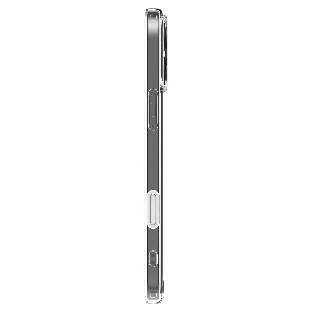 Handyhülle für iPhone 16 Pro, Spigen Ultra Hybrid T Mag (CC) mit MagSafe, Transparent-Grau