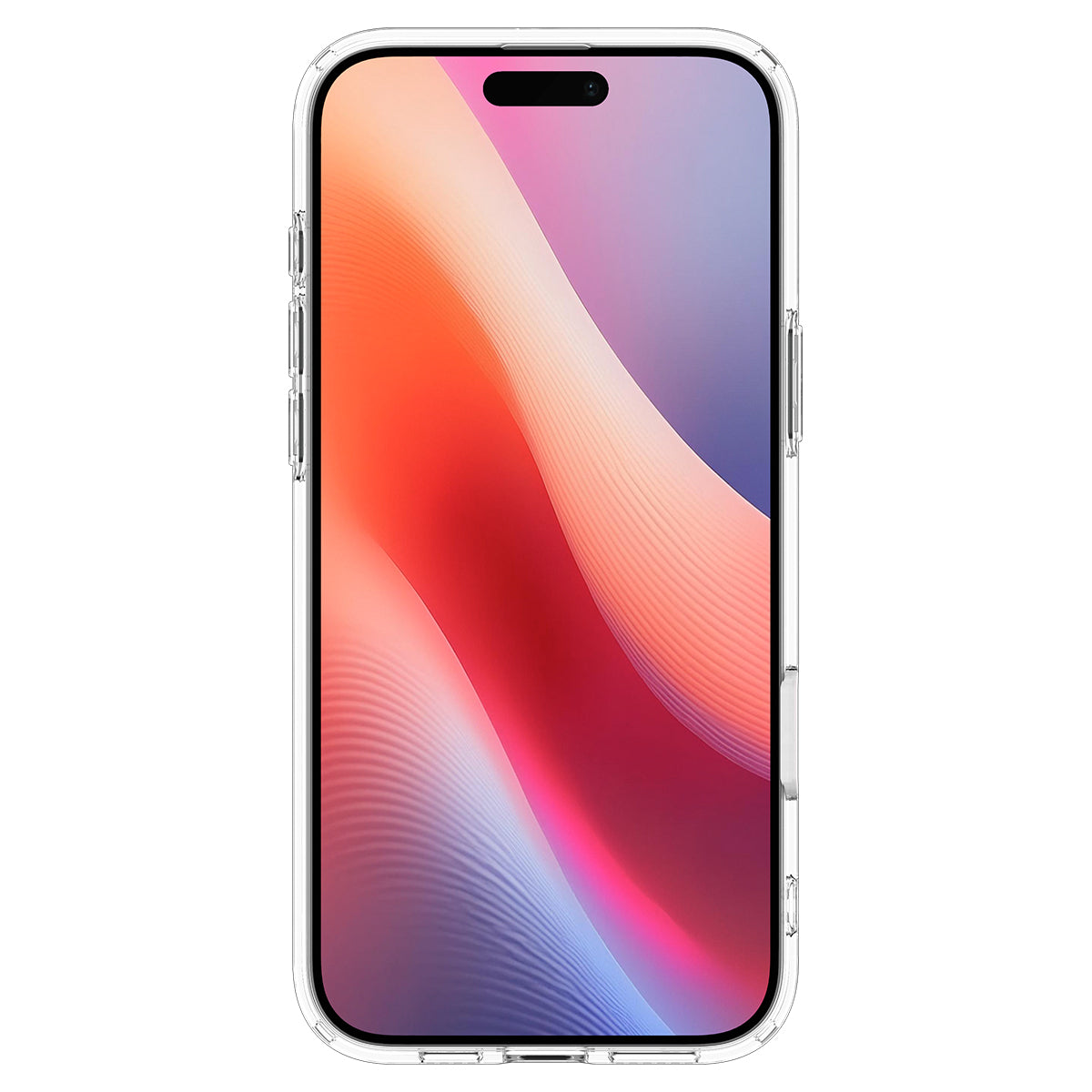 Handyhülle für iPhone 16 Pro, Spigen Ultra Hybrid T Mag (CC) mit MagSafe, Transparent-Grau