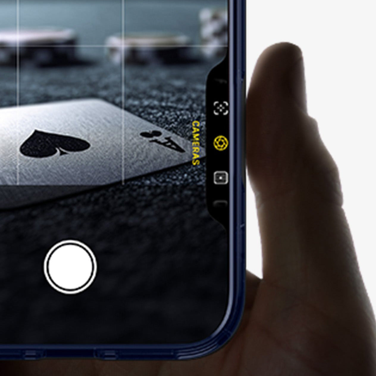 Handyhülle für iPhone 17 Pro, Spigen Ultra Hybrid T Mag (CC) mit MagSafe, Dunkelblau-Gemustert (C11 Fearless)
