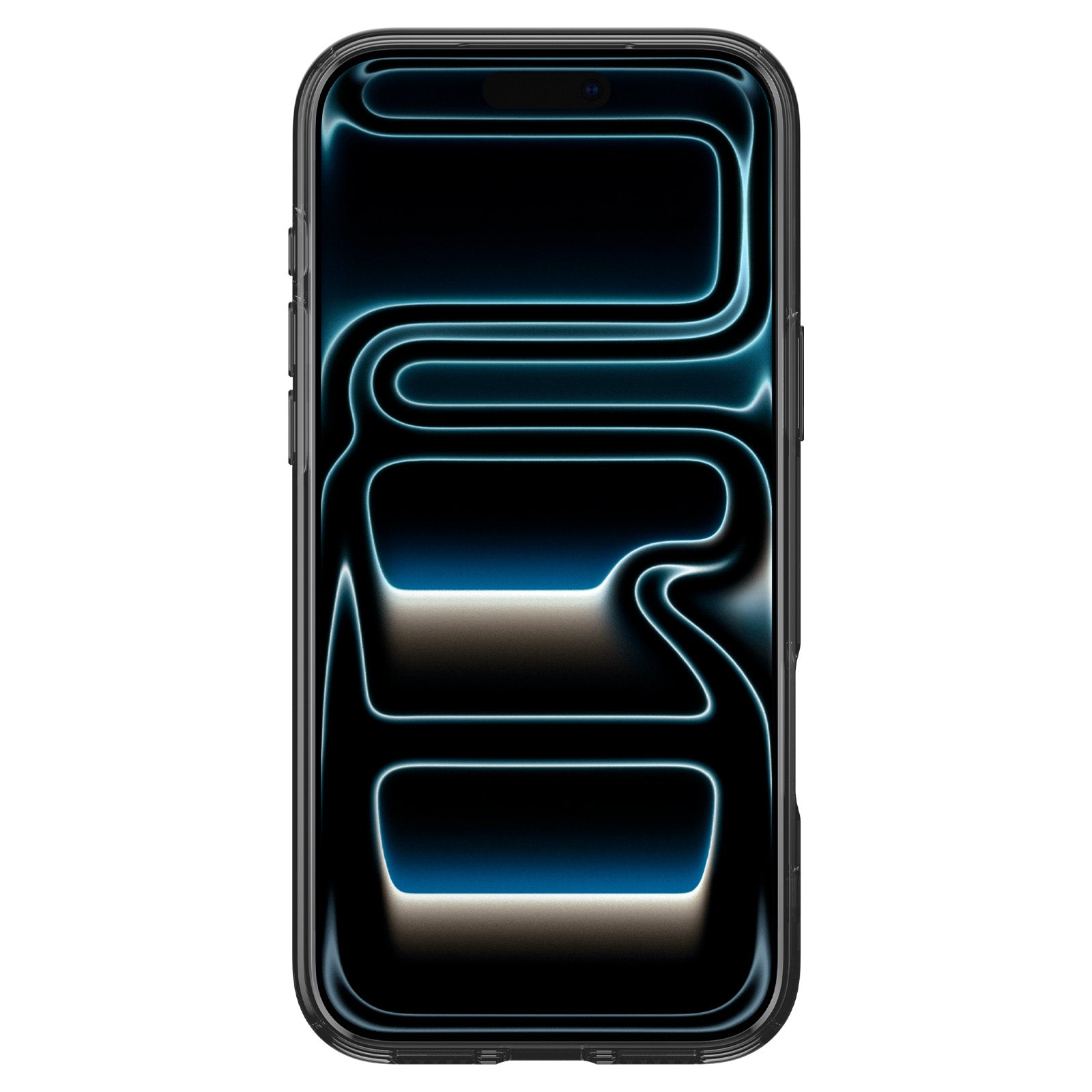 Handyhülle für iPhone 17 Pro, Spigen Ultra Hybrid T Mag (CC) mit MagSafe, Grau-Gemustert (C11 Turbo)