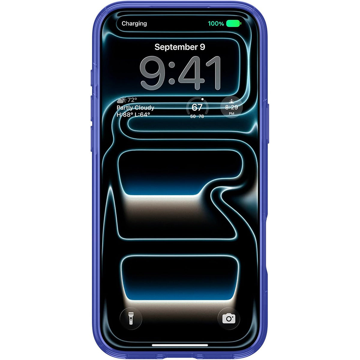 Handyhülle für iPhone 17 Pro Max, Spigen Ultra Hybrid T Mag (CC) mit MagSafe, Blau-Gemustert (C11 Palette)