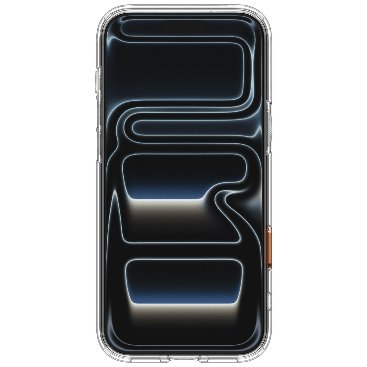 Handyhülle für iPhone 18 Pro Max, Spigen Ultra Hybrid T Mag (CC) mit MagSafe, Transparent-Orange (12/15)