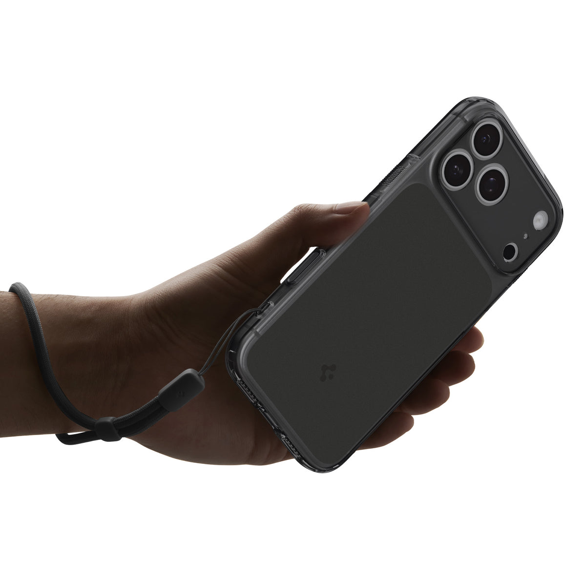 Handyhülle für iPhone 18 Pro Max, Spigen Ultra Hybrid T Mag (CC) mit MagSafe, Rauchfarben-Schwarz (13/15)