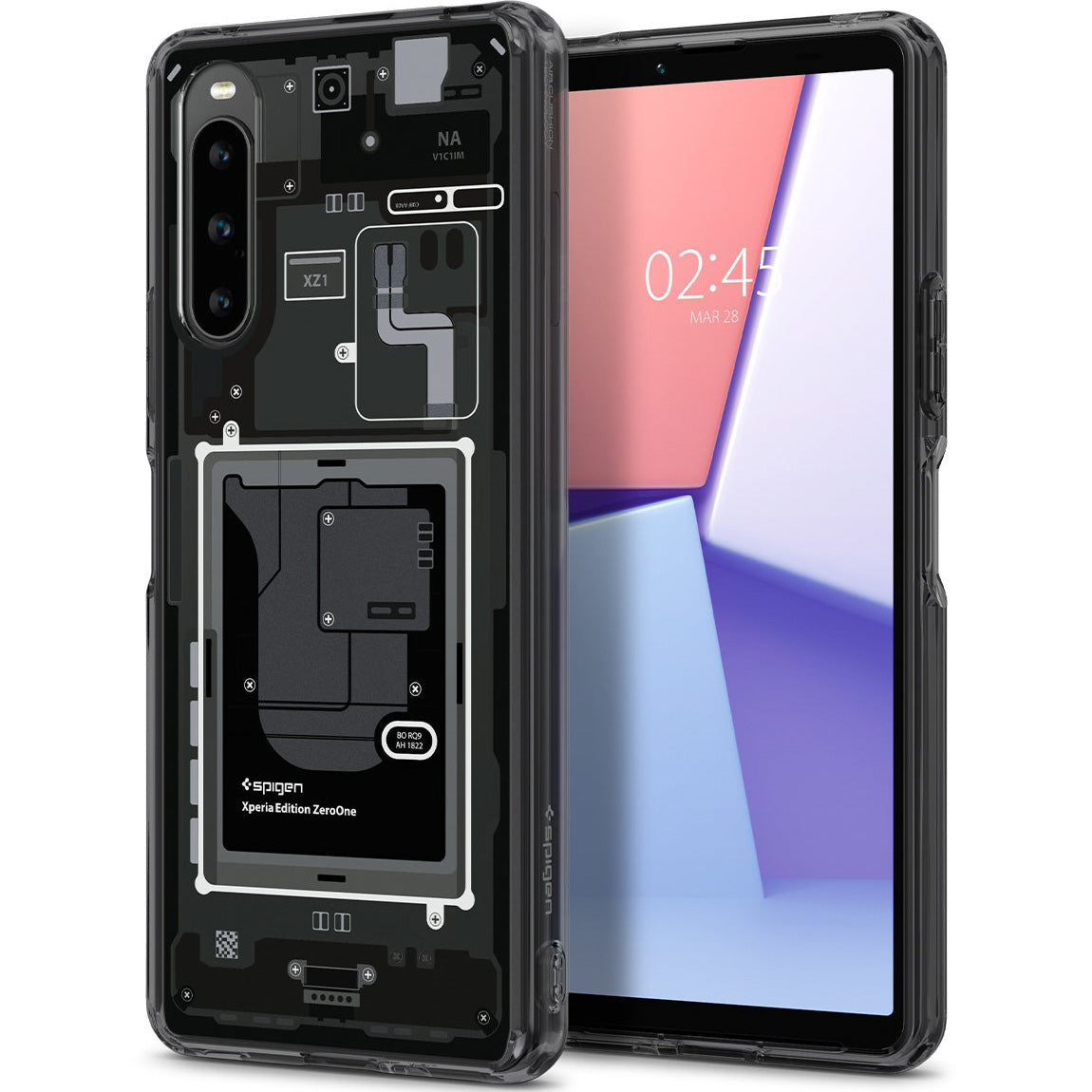 Schutzhülle Spigen Ultra Hybrid für Xperia 10 V, Rauchfarben-Grau (Zero One)