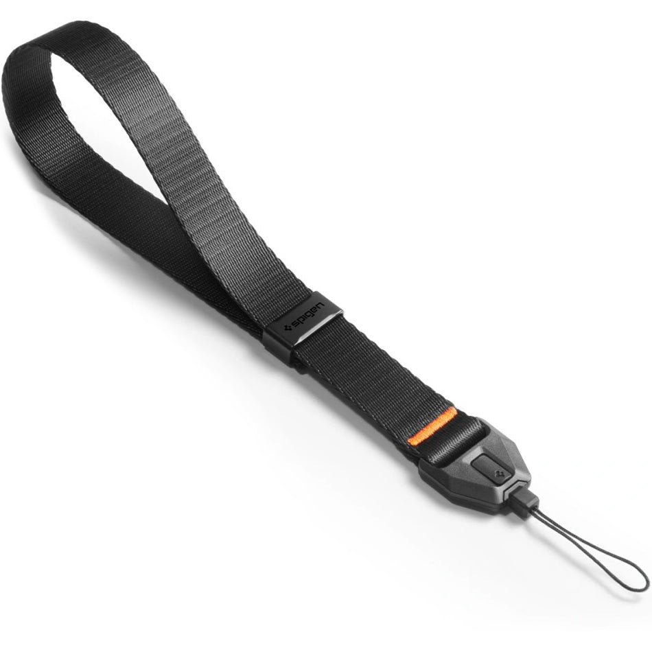 Handgelenkband für das Handy, Spigen Lanyard Strap Wrist, Schwarz