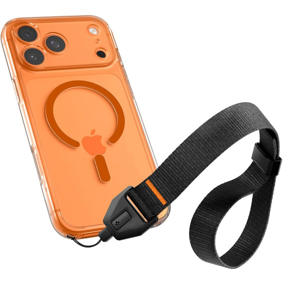 Handgelenkband für das Handy, Spigen Lanyard Strap Wrist, Schwarz