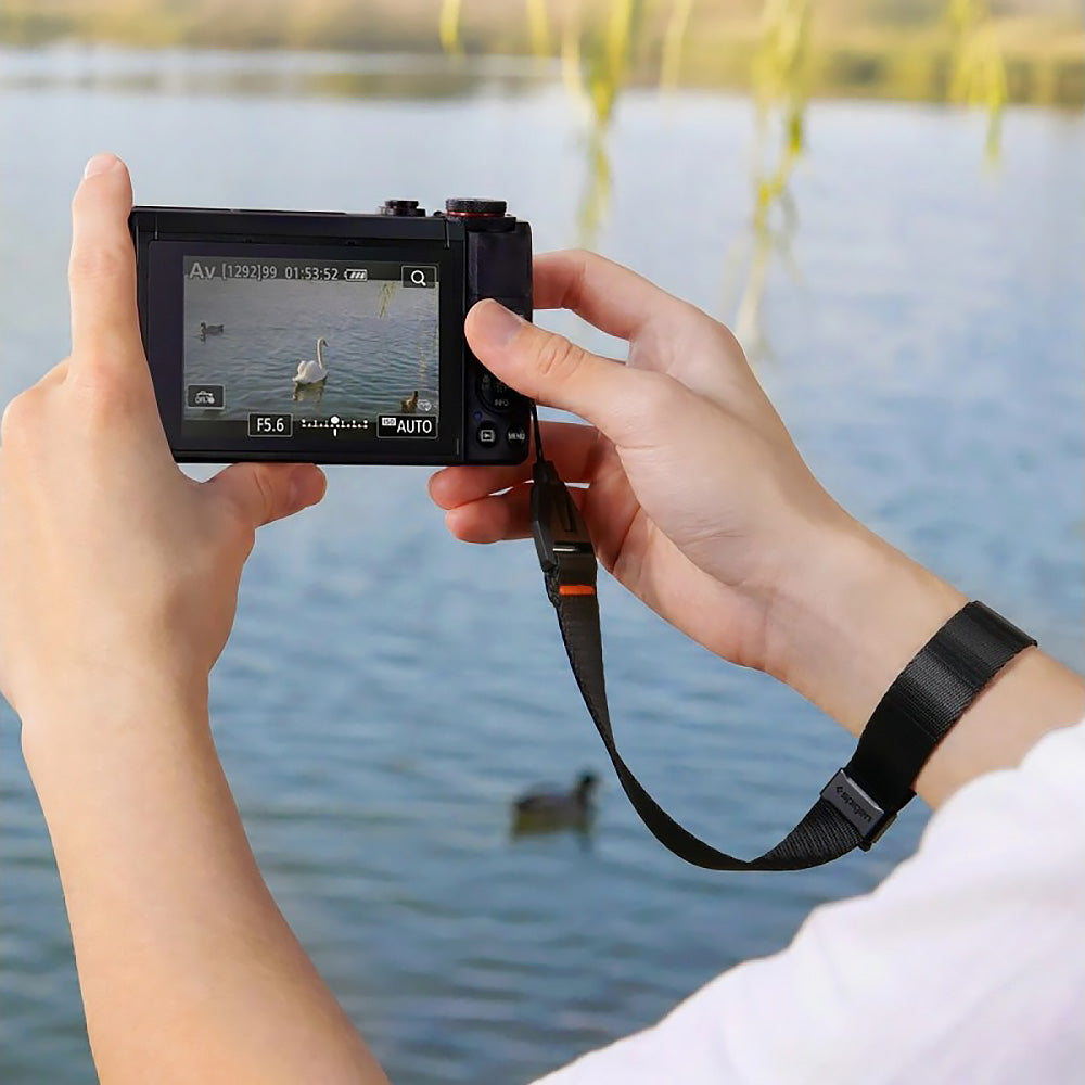 Handgelenkband für das Handy, Spigen Lanyard Strap Wrist, Schwarz