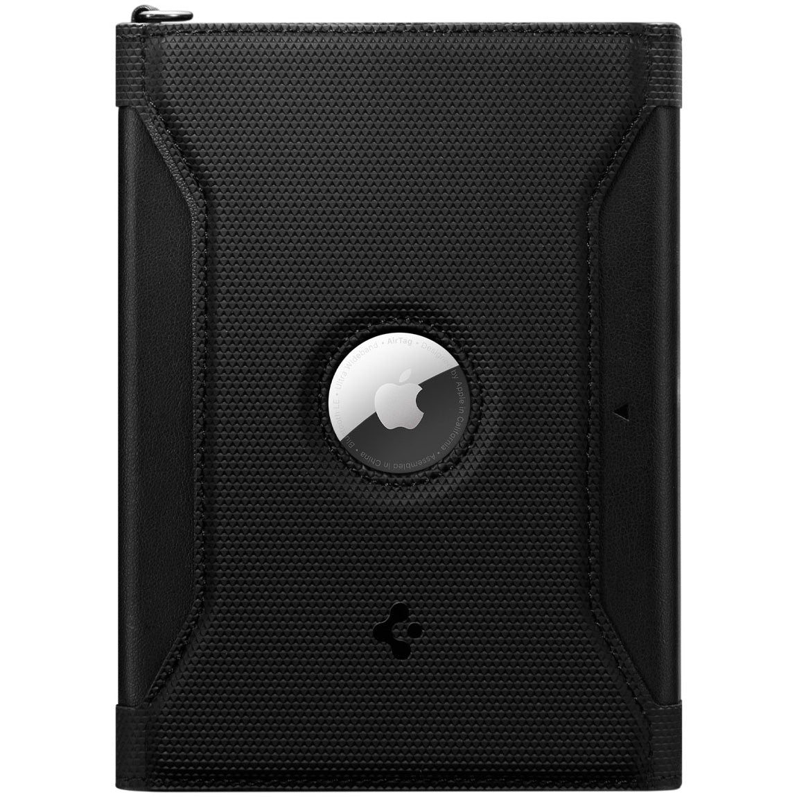 RFID-Brieftasche, Karten-/Passport-/AirTag-/Dokumentenetui, Spigen Universal Passport Holder AirTag, Schwarz