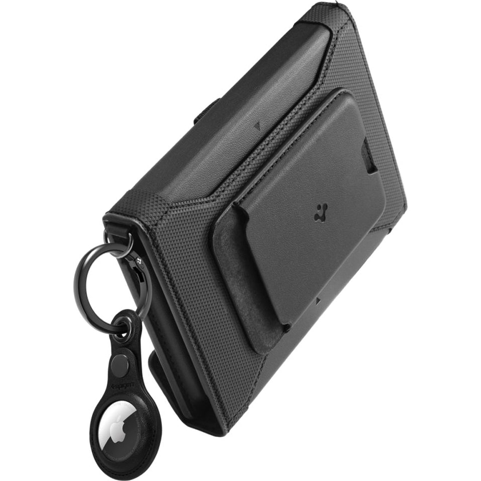 RFID-Brieftasche, Karten-/Passport-/Dokumentenetui, Spigen Universal Passport Holder with MagSafe Wallet, Schwarz